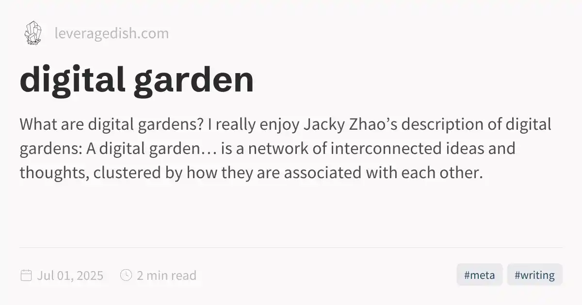 digital garden